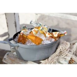 Staub Cocotte 31 Cm, Ovale, Gris Graphite, Fonte 13 Staub Cocotte 31 Cm, Ovale, Gris Graphite, Fonte -Staub Soldes Boutique 000010999