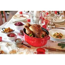 Staub Cocotte 31 Cm, Ovale, Cerise, Fonte 11 Staub Cocotte 31 Cm, Ovale, Cerise, Fonte -Staub Soldes Boutique 000011004 1
