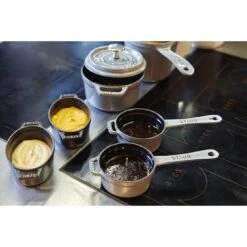 Staub Casserolette 10 Cm, Fonte, Gris Graphite -Staub Soldes Boutique 000011427