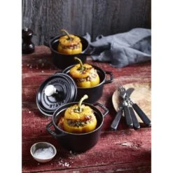 Staub Cocotte 14 Cm, Rond(e), Noir, Fonte 12 Staub Cocotte 14 Cm, Rond(e), Noir, Fonte -Staub Soldes Boutique 000017042