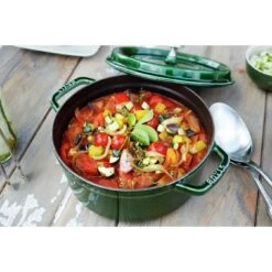 Staub Cocotte 28 Cm, Rond(e), Basilic, Fonte 11 Staub Cocotte 28 Cm, Rond(e), Basilic, Fonte -Staub Soldes Boutique 000017126