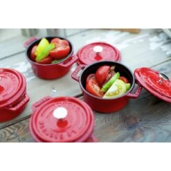 Staub Mini Cocotte 10 Cm, Rond(e), Cerise, Fonte -Staub Soldes Boutique 000017127