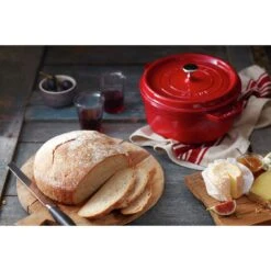 Staub Cocotte 24 Cm, Rond(e), Cerise, Fonte -Staub Soldes Boutique 000017827
