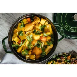 Staub Cocotte 24 Cm, Rond(e), Basilic, Fonte -Staub Soldes Boutique 000019329