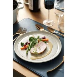 Staub Assiette Basse 26 Cm, Céramique, Truffe Blanche -Staub Soldes Boutique 000019610
