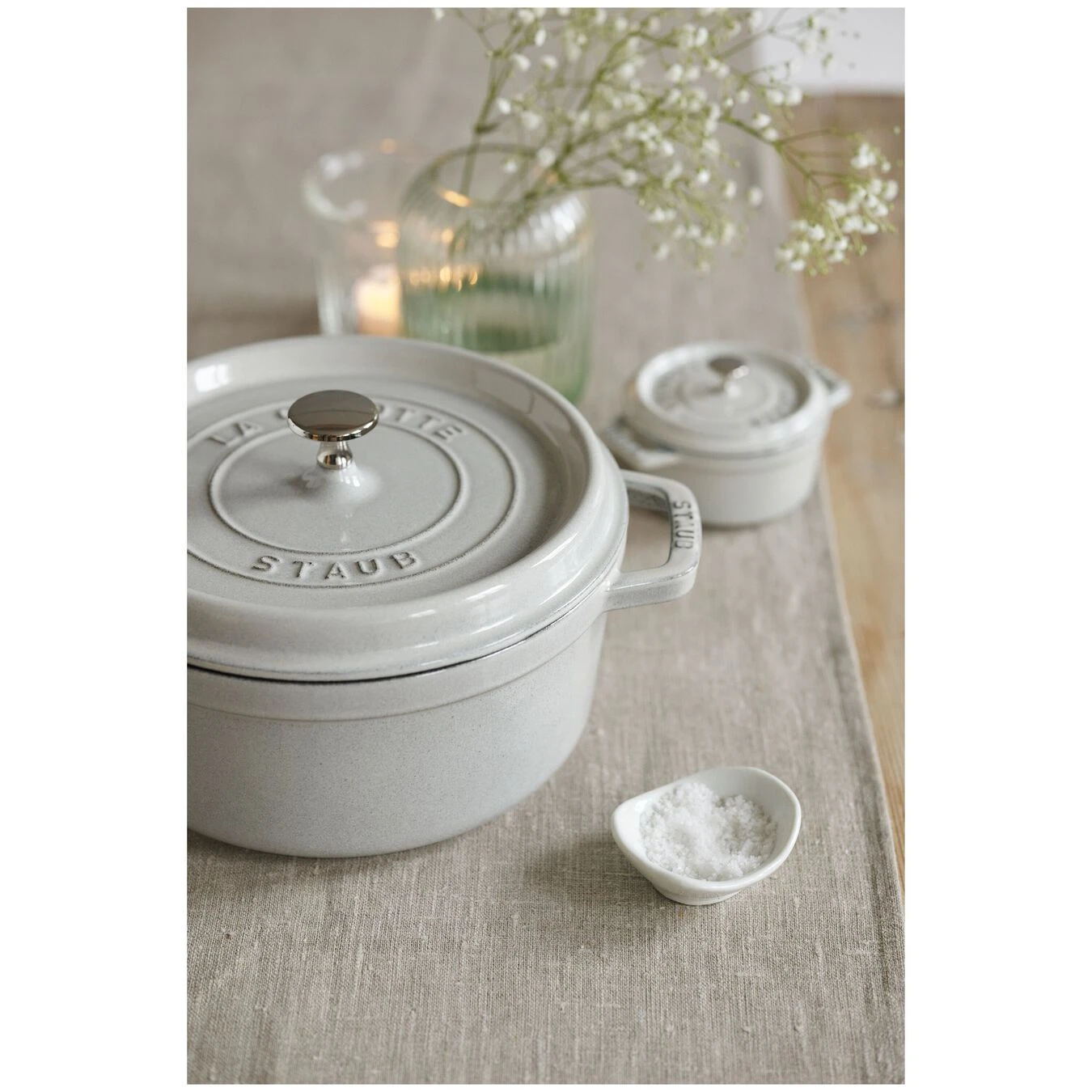 Staub Cocotte 22 Cm, Rond(e), Truffe Blanche, Fonte 7 Staub Cocotte 22 Cm, Rond(e), Truffe Blanche, Fonte â Image 5