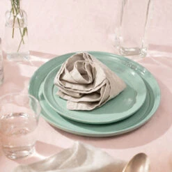 Staub Lot De 6 Assiettes Plates 15 Cm, Céramique, Sauge 8 Staub Lot De 6 Assiettes Plates 15 Cm, Céramique, Sauge -Staub Soldes Boutique 0023X SET EU 2 1