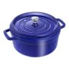 Staub Cocotte 24 Cm, Rond(e), Bleu Intense, Fonte -Staub Soldes Boutique 1004297 3