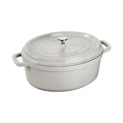 Fait-tout Staub White Truffle Oval