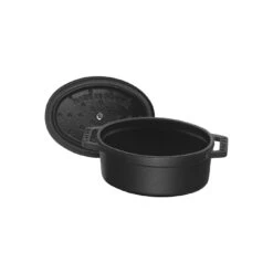 Staub Mini Cocotte 11 Cm, Ovale, Noir, Fonte -Staub Soldes Boutique 40500 111 0 6