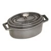 Staub Mini Cocotte 11 Cm, Ovale, Gris Graphite, Fonte -Staub Soldes Boutique 40500 116 0 1