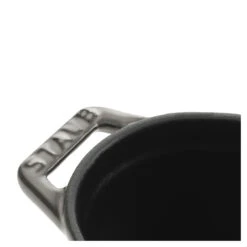 Staub Mini Cocotte 11 Cm, Ovale, Gris Graphite, Fonte -Staub Soldes Boutique 40500 116 0 3