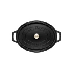 Staub Cocotte 33 Cm, Ovale, Noir, Fonte 11 Staub Cocotte 33 Cm, Ovale, Noir, Fonte -Staub Soldes Boutique 40500 231 0 3 1