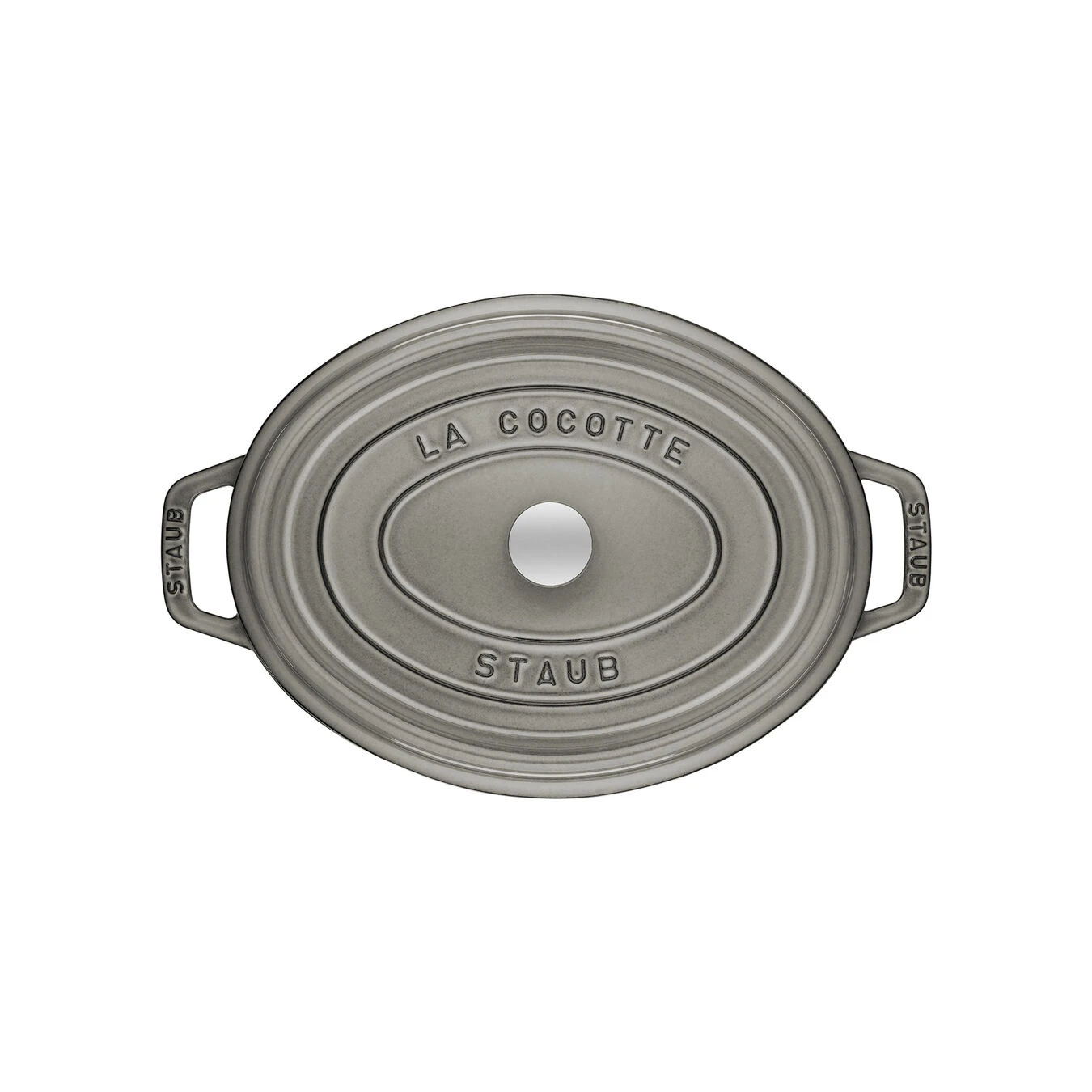 Staub Cocotte 31 Cm, Ovale, Gris Graphite, Fonte 5 Staub Cocotte 31 Cm, Ovale, Gris Graphite, Fonte – Image 3