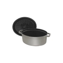 Staub Cocotte 15 Cm, Ovale, Gris Graphite, Fonte -Staub Soldes Boutique 40500 236 0 5 3