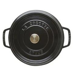 Staub Cocotte 24 Cm, Rond(e), Noir, Fonte -Staub Soldes Boutique 40500 241 0 3