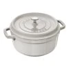 Staub Cocotte 24 Cm, Rond(e), Truffe Blanche, Fonte -Staub Soldes Boutique 40501 412 0 1