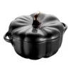 Staub Cocotte 12 Cm, Citrouille, Noir, Céramique