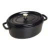Staub Cocotte 29 Cm, Ovale, Noir, Fonte -Staub Soldes Boutique 40509 315 0 1