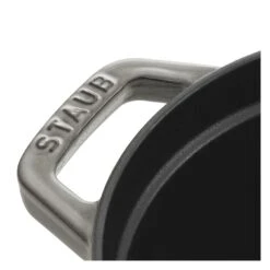 Staub Cocotte 29 Cm, Ovale, Gris Graphite, Fonte -Staub Soldes Boutique 40509 317 0 3