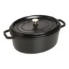 Staub Cocotte 31 Cm, Ovale, Noir, Fonte -Staub Soldes Boutique 40509 319 0 1