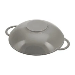 Staub Wok Avec Couvercle En Verre 37 Cm, Fonte -Staub Soldes Boutique 40509 336 0 4
