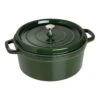 Staub Cocotte 28 Cm, Rond(e), Basilic, Fonte