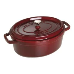 Staub Cocotte 29 Cm, Ovale, Grenadine, Fonte