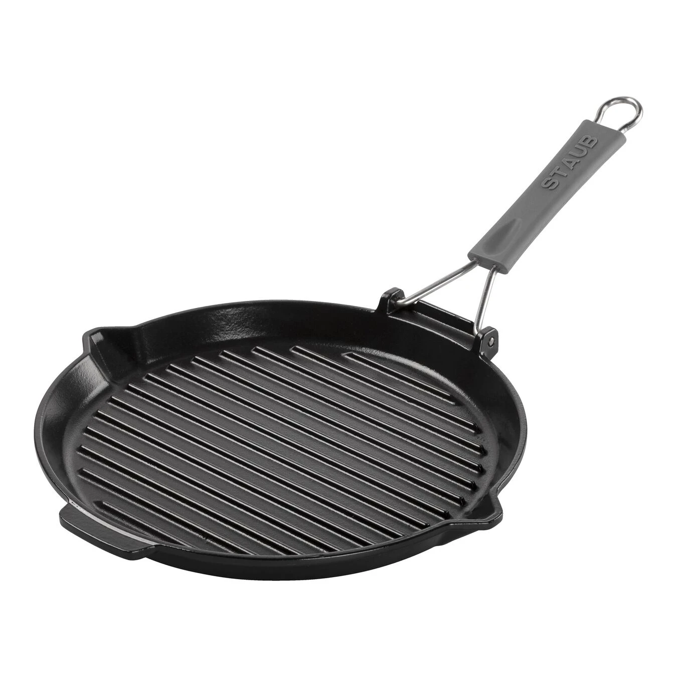 Staub Gril Avec Bec Verseur 28 Cm, Fonte, Noir 3 Staub Gril Avec Bec Verseur 28 Cm, Fonte, Noir