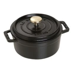 Staub Cocotte 12 Cm, Rond(e), Noir, Fonte