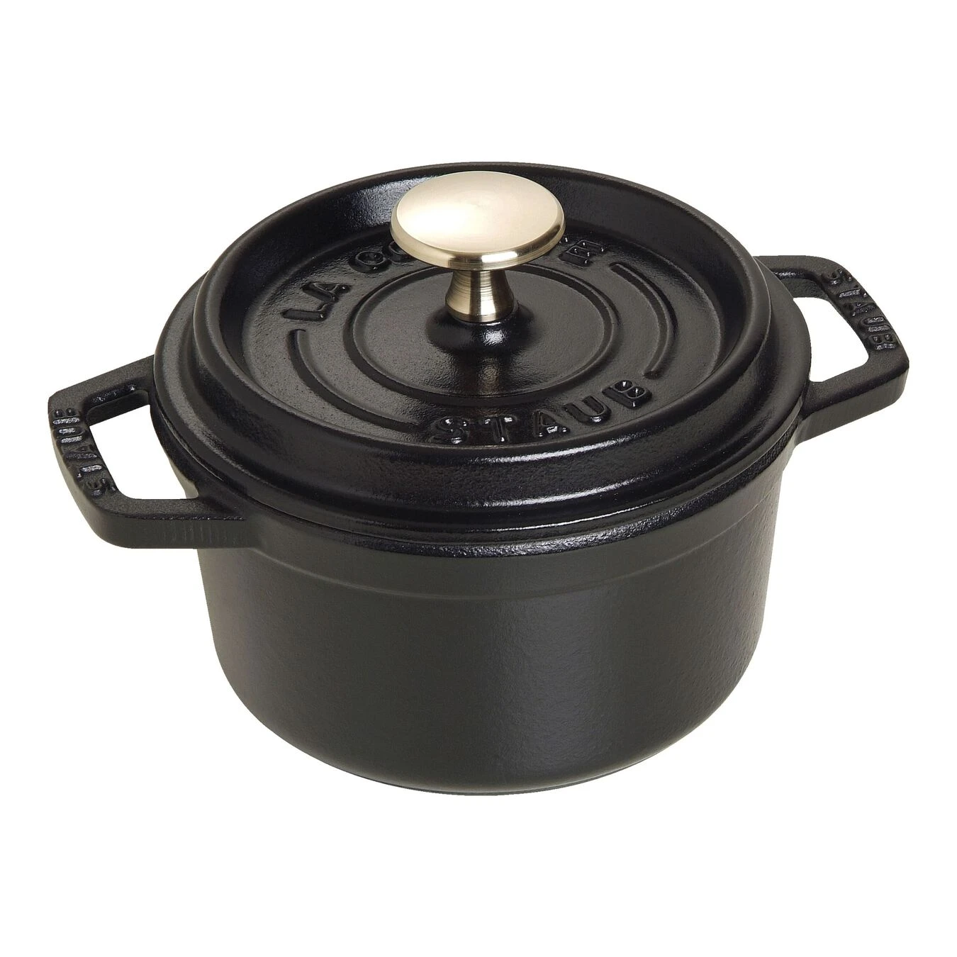 Staub Cocotte 14 Cm, Rond(e), Noir, Fonte 3 Staub Cocotte 14 Cm, Rond(e), Noir, Fonte