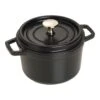 Staub Cocotte 16 Cm, Rond(e), Noir, Fonte -Staub Soldes Boutique 40509 480 0 1
