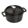 Staub Cocotte 20 Cm, Rond(e), Noir, Fonte -Staub Soldes Boutique 40509 487 0 1