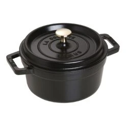Staub Cocotte 20 Cm, Rond(e), Noir, Fonte