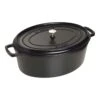 Staub Cocotte 41 Cm, Ovale, Noir, Fonte 2 Staub Cocotte 41 Cm, Ovale, Noir, Fonte -Staub Soldes Boutique 40509 509 0 1