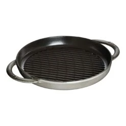 Staub Pure Gril 26 Cm, Rond(e), Gris Graphite, Fonte