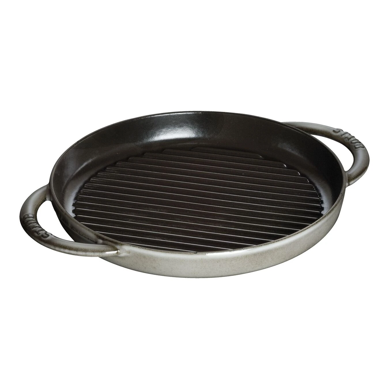 Staub Pure Gril 26 Cm, Rond(e), Gris Graphite, Fonte 3 Staub Pure Gril 26 Cm, Rond(e), Gris Graphite, Fonte