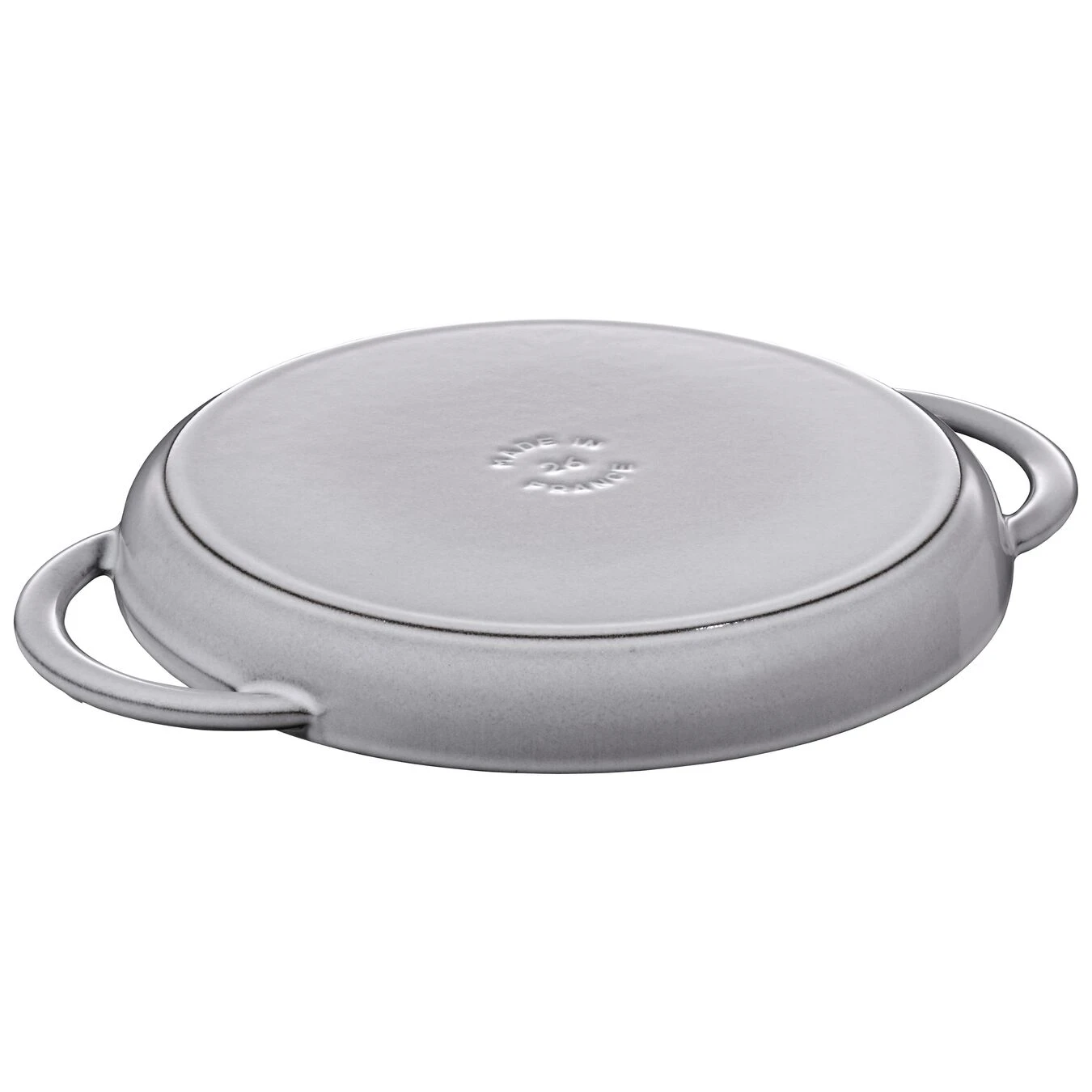 Staub Pure Gril 26 Cm, Rond(e), Gris Graphite, Fonte 4 Staub Pure Gril 26 Cm, Rond(e), Gris Graphite, Fonte – Image 2