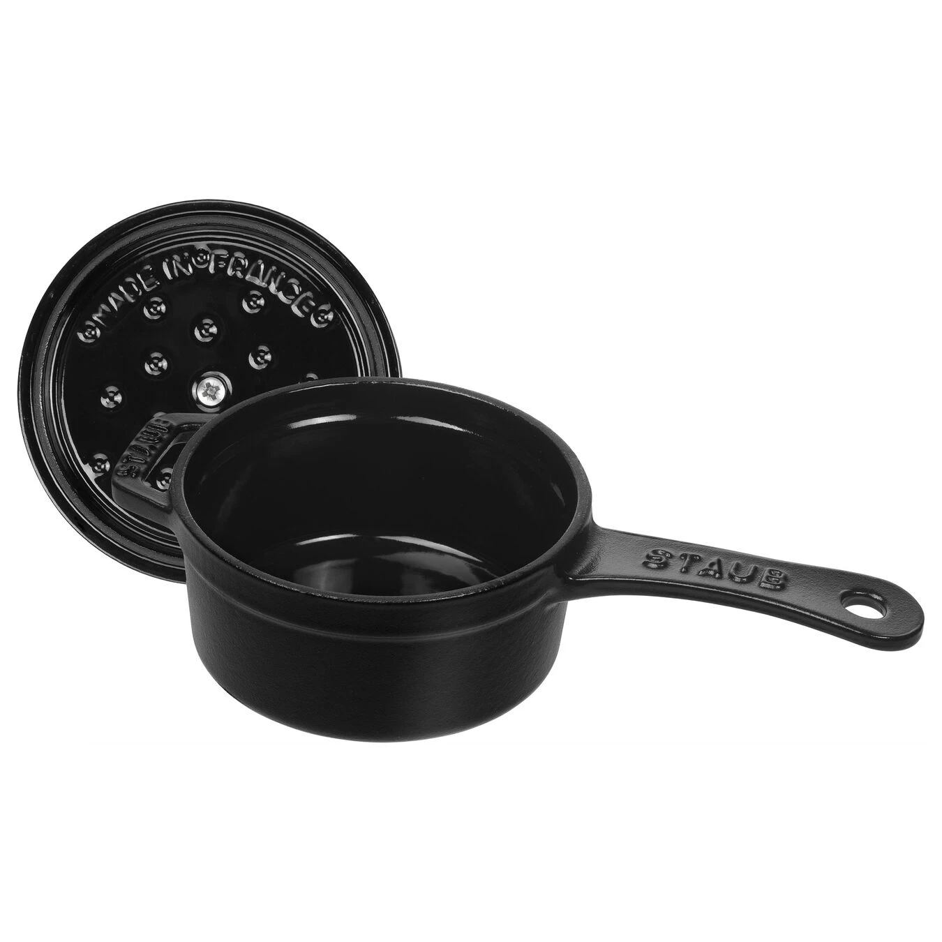 Staub Casserolette 10 Cm, Fonte, Noir 4 Staub Casserolette 10 Cm, Fonte, Noir â Image 2