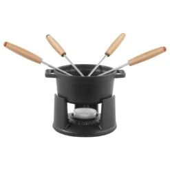Staub Service à Fondue 10 Cm, Noir -Staub Soldes Boutique 40509 587 0 000000875
