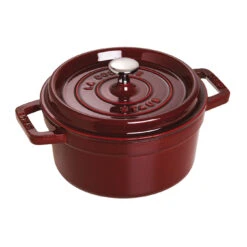 Staub Cocotte 22 Cm, Rond(e), Grenadine, Fonte