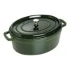 Staub Cocotte 33 Cm, Ovale, Basilic, Fonte -Staub Soldes Boutique 40509 691 0 1