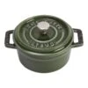 Staub Mini Cocotte 10 Cm, Rond(e), Basilic, Fonte