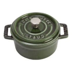 Staub Mini Cocotte 10 Cm, Rond(e), Basilic, Fonte