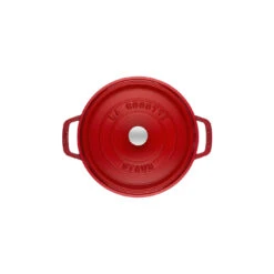 Staub Cocotte 22 Cm, Rond(e), Cerise, Fonte -Staub Soldes Boutique 40509 814 0 2 1