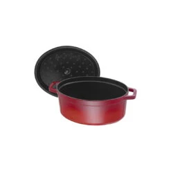 Staub Cocotte 33 Cm, Ovale, Cerise, Fonte -Staub Soldes Boutique 40509 830 0 5 2