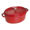 Staub Cocotte 33 Cm, Ovale, Cerise, Fonte 1 Staub Cocotte 33 Cm, Ovale, Cerise, Fonte -Staub Soldes Boutique 40509 872 0 1
