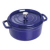 Staub Cocotte 26 Cm, Rond(e), Bleu Intense, Fonte