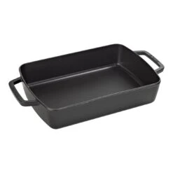 Staub Plat Empilable 30 X 20 Cm, Fonte