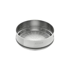 Staub Cocotte Avec Panier Vapeur 26 Cm, Rond(e), Noir, Fonte -Staub Soldes Boutique 40510 606 0 6